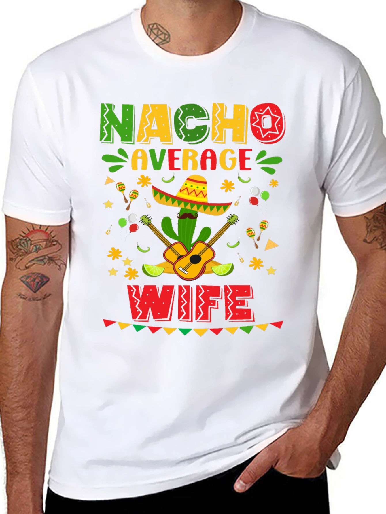 Nacho Average Wife Cinco De Mayo T-Shirt