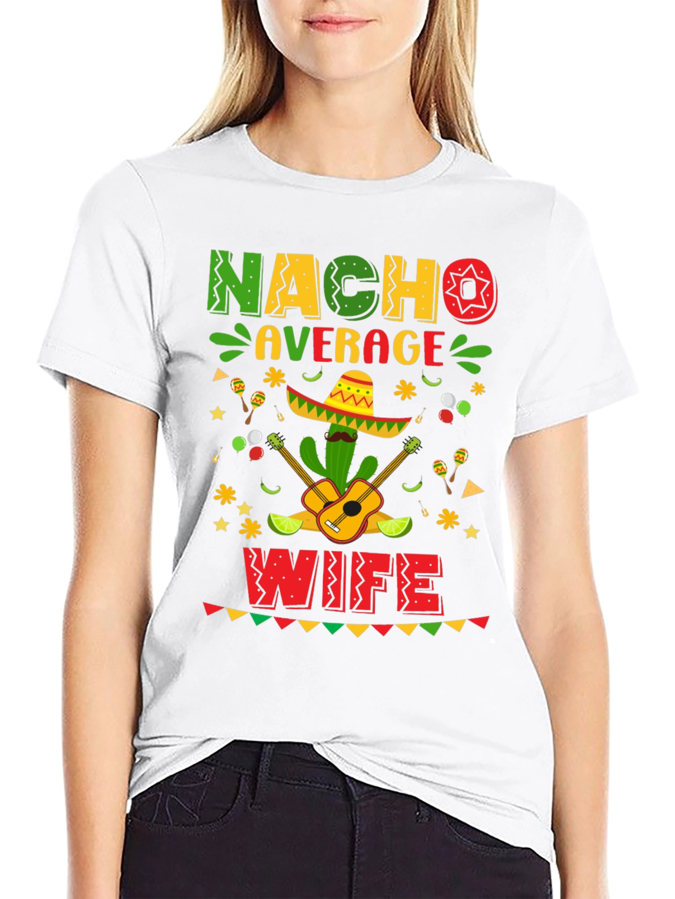 Nacho Average Wife Cinco De Mayo T-Shirt