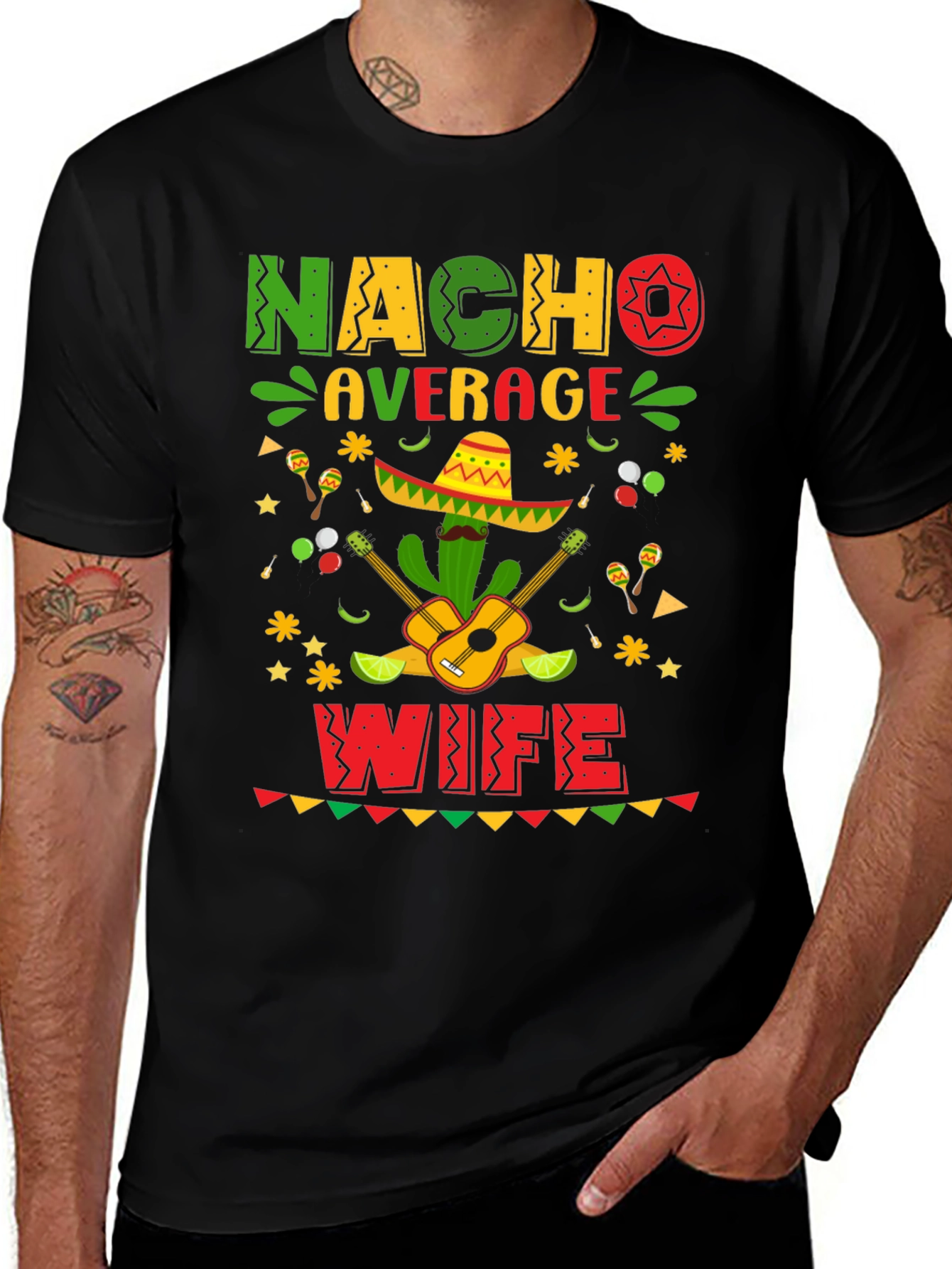 Nacho Average Wife Cinco De Mayo T-Shirt