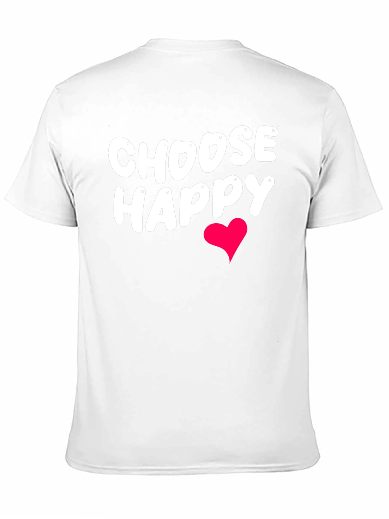 Choose Happy T-Shirt - Black Graphic Tee