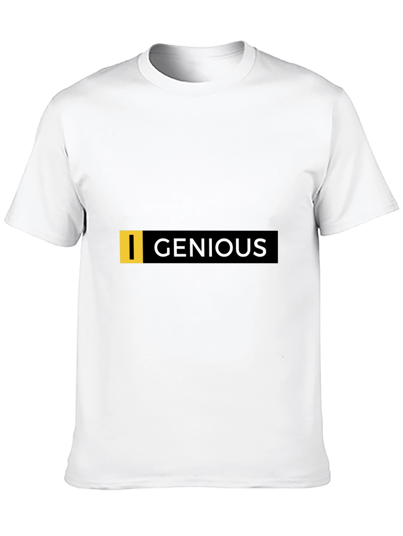 Genious Graphic Tee - Black Cotton Blend