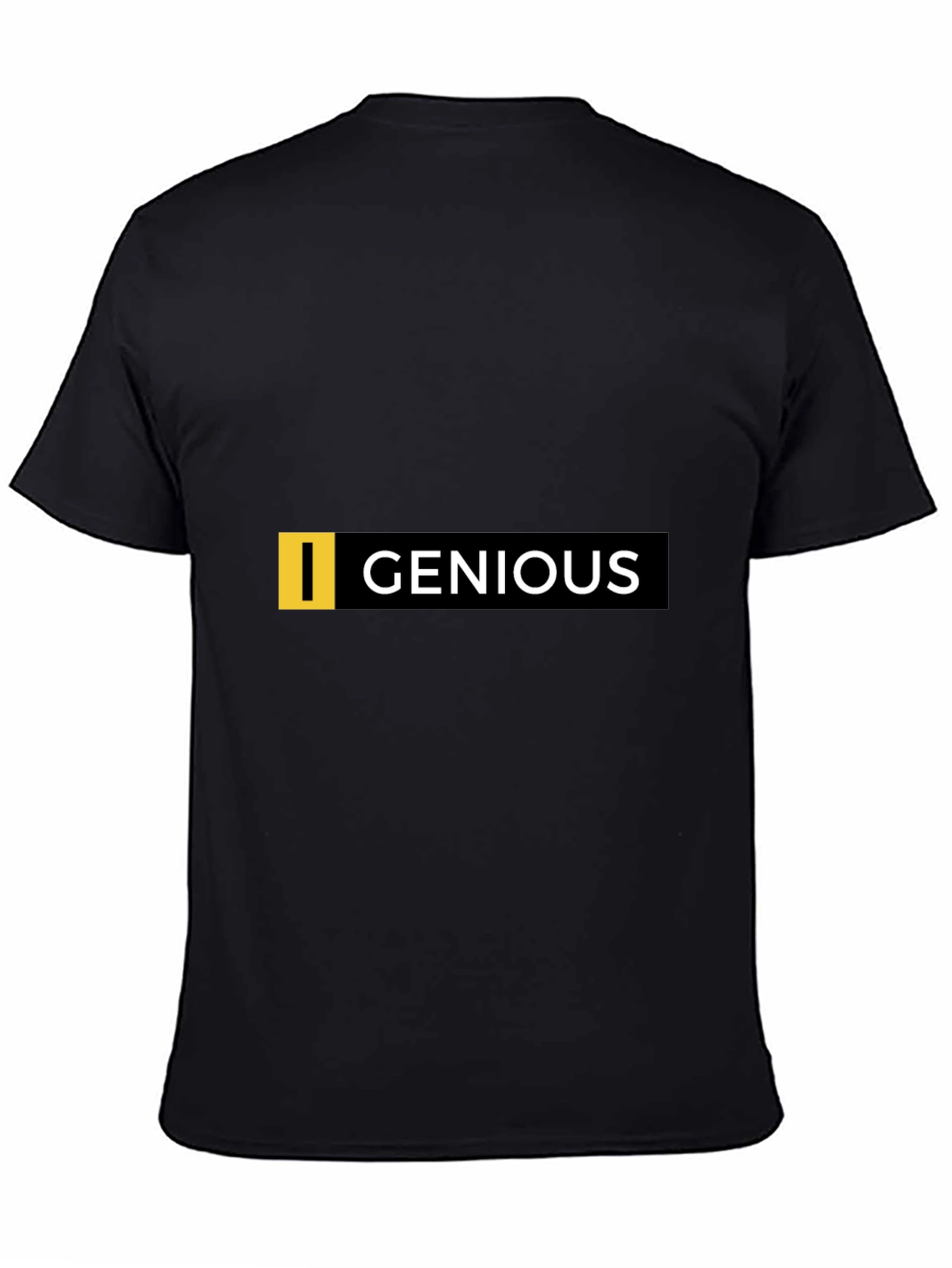 Genious Graphic Tee - Black Cotton Blend