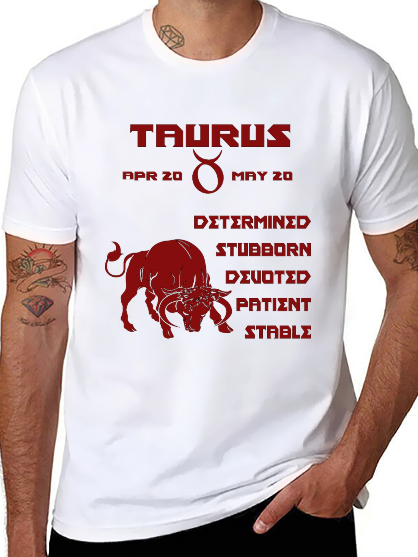 Taurus Zodiac Sign T-Shirt Birthday Gift