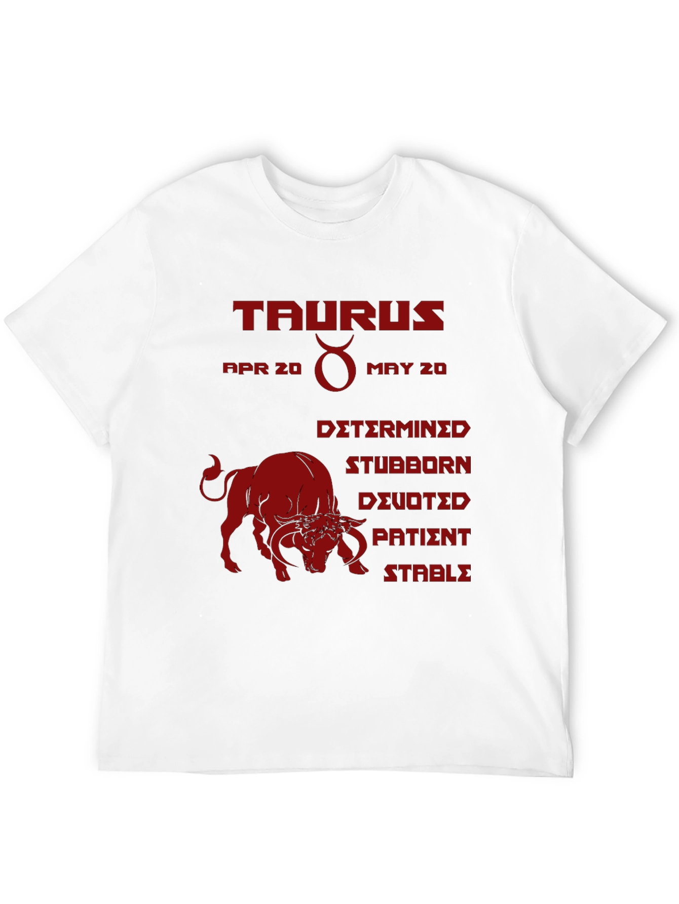 Taurus Zodiac Sign T-Shirt Birthday Gift