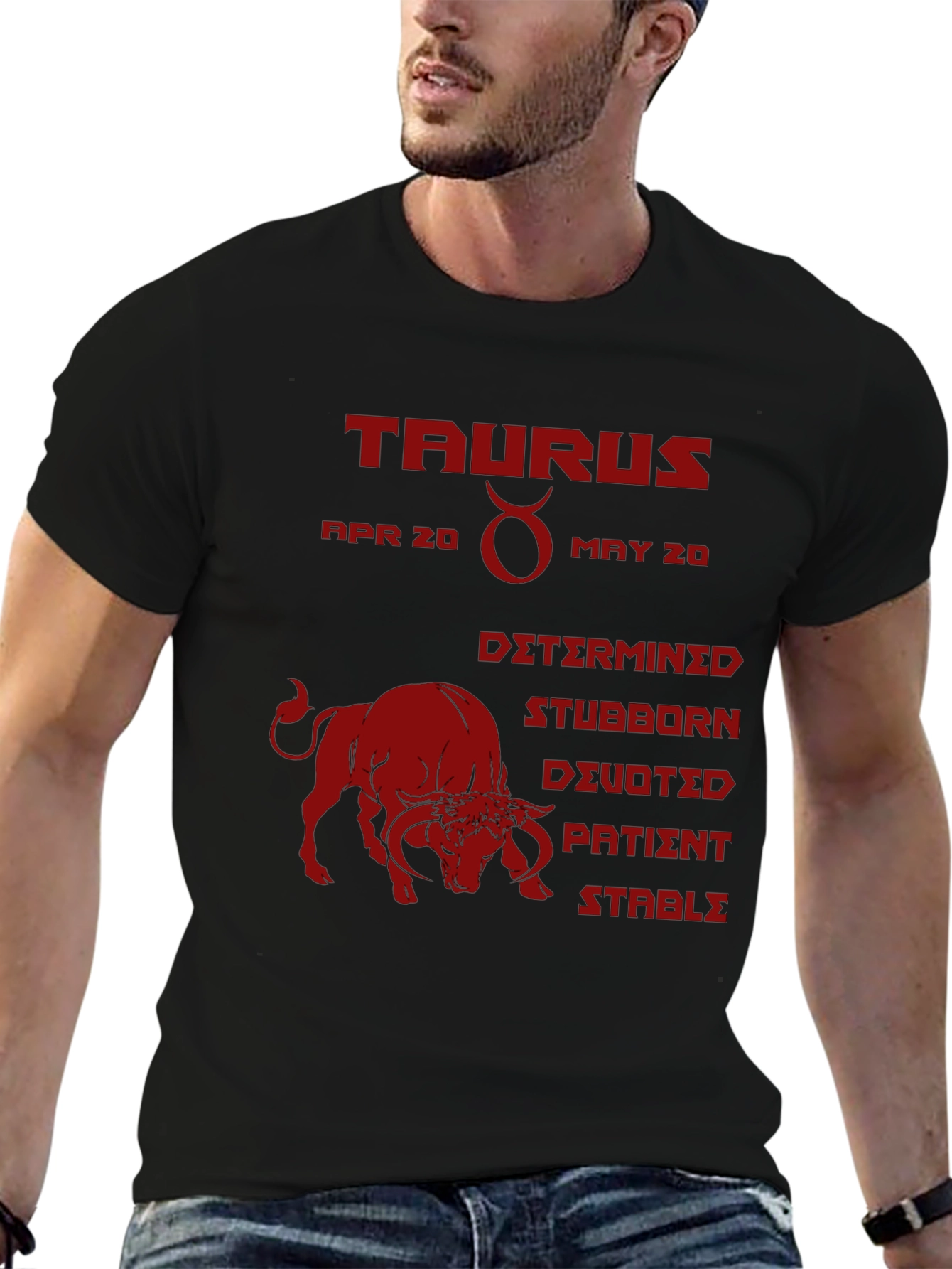 Taurus Zodiac Sign T-Shirt Birthday Gift