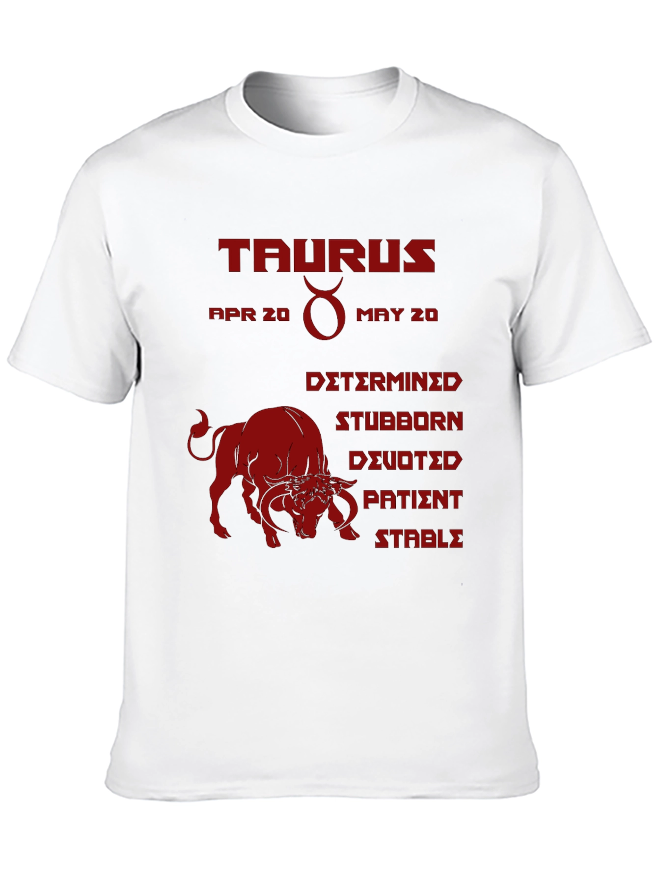 Taurus Zodiac Sign T-Shirt Birthday Gift