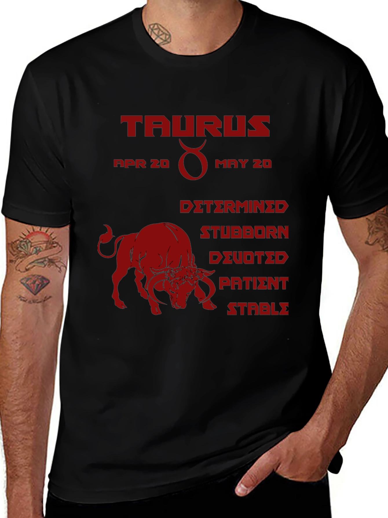 Taurus Zodiac Sign T-Shirt Birthday Gift