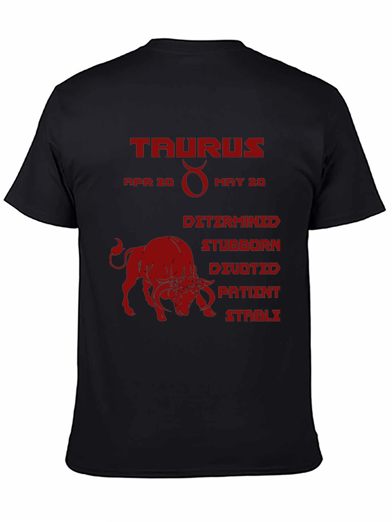 Taurus Zodiac Sign T-Shirt Birthday Gift