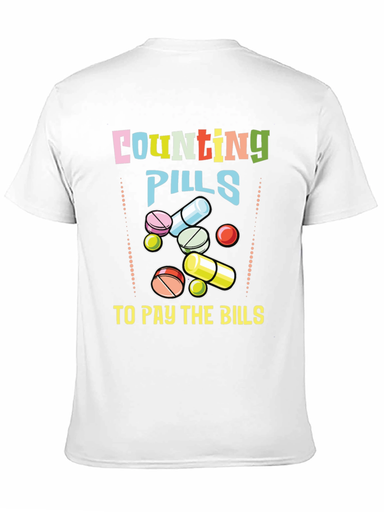 Counting Pills Graphic T-Shirt