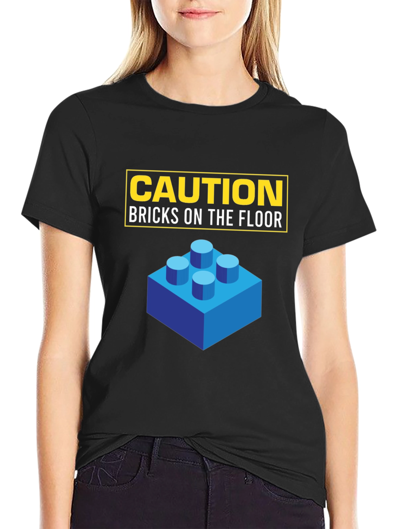 Caution Bricks on the Floor T-Shirt