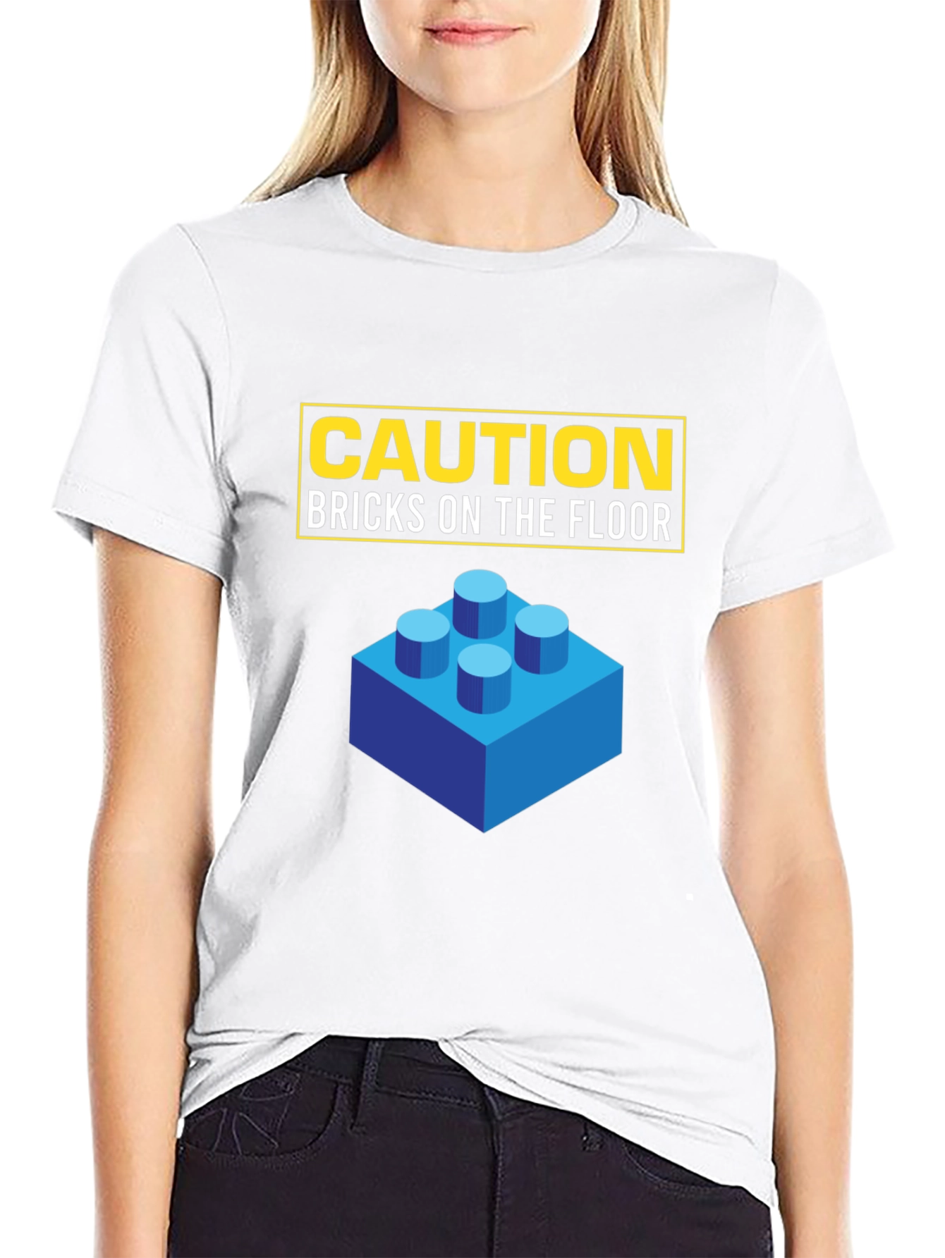 Caution Bricks on the Floor T-Shirt