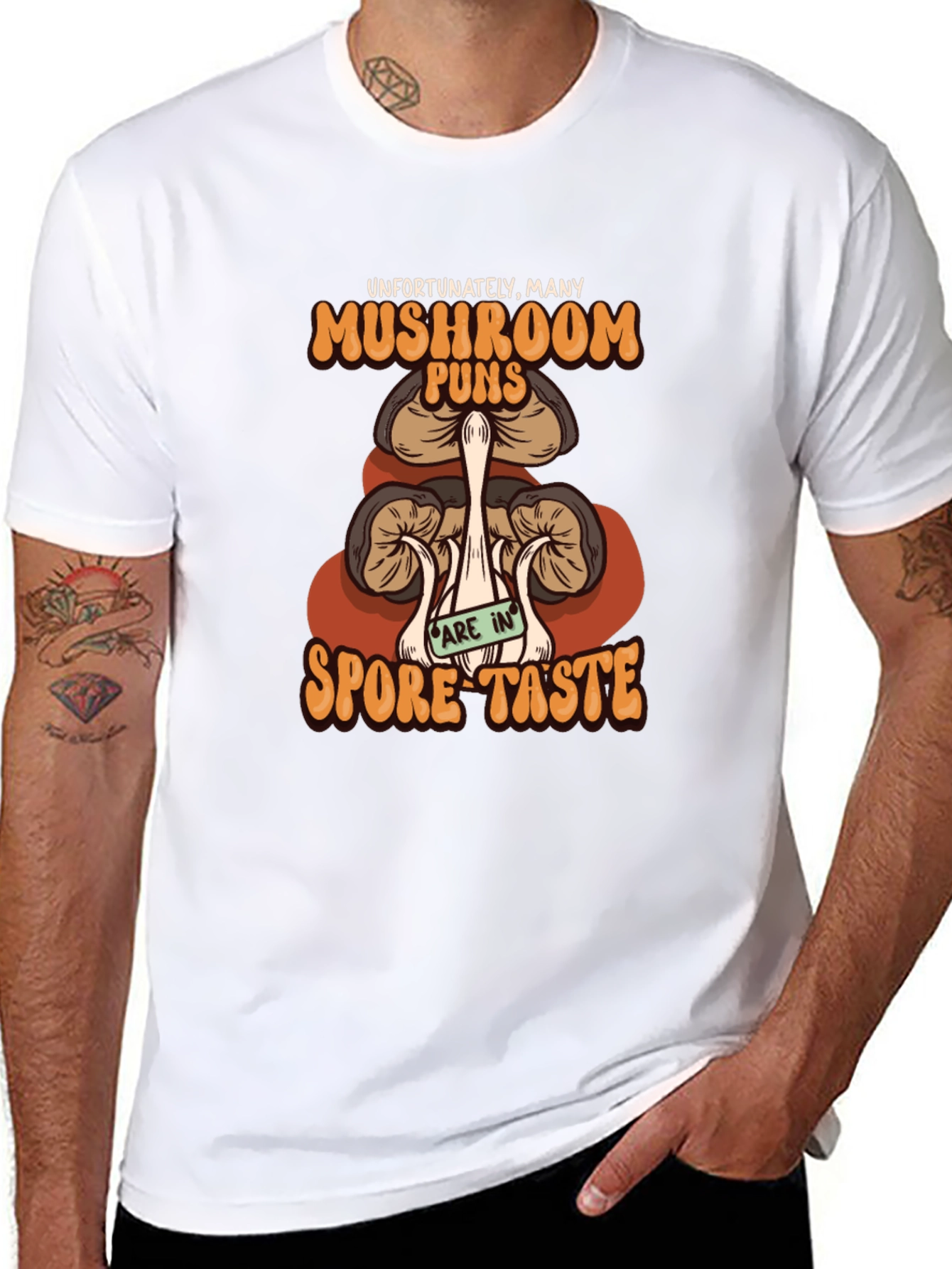 Mushroom Pun T-Shirt - Spore Taste Design
