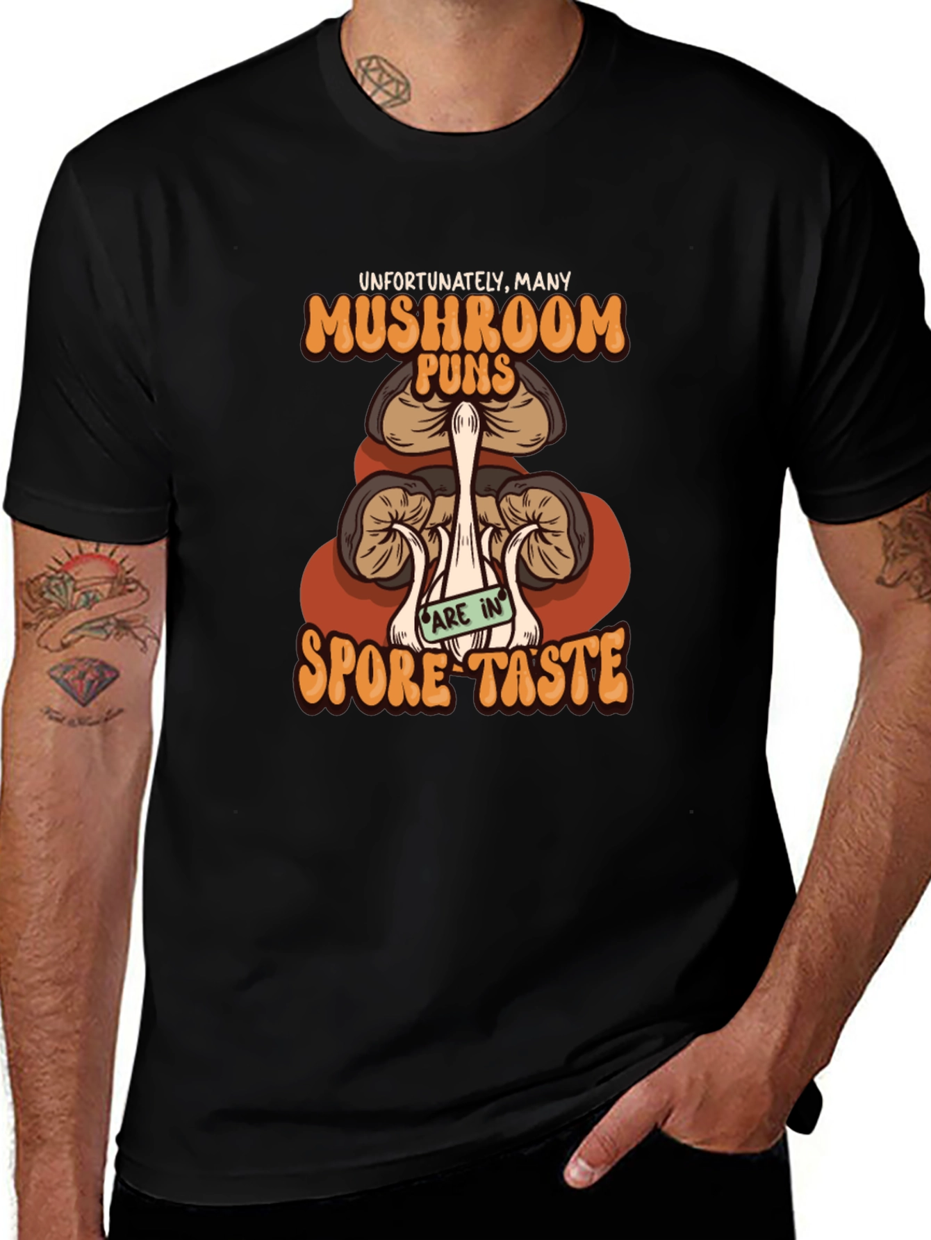 Mushroom Pun T-Shirt - Spore Taste Design