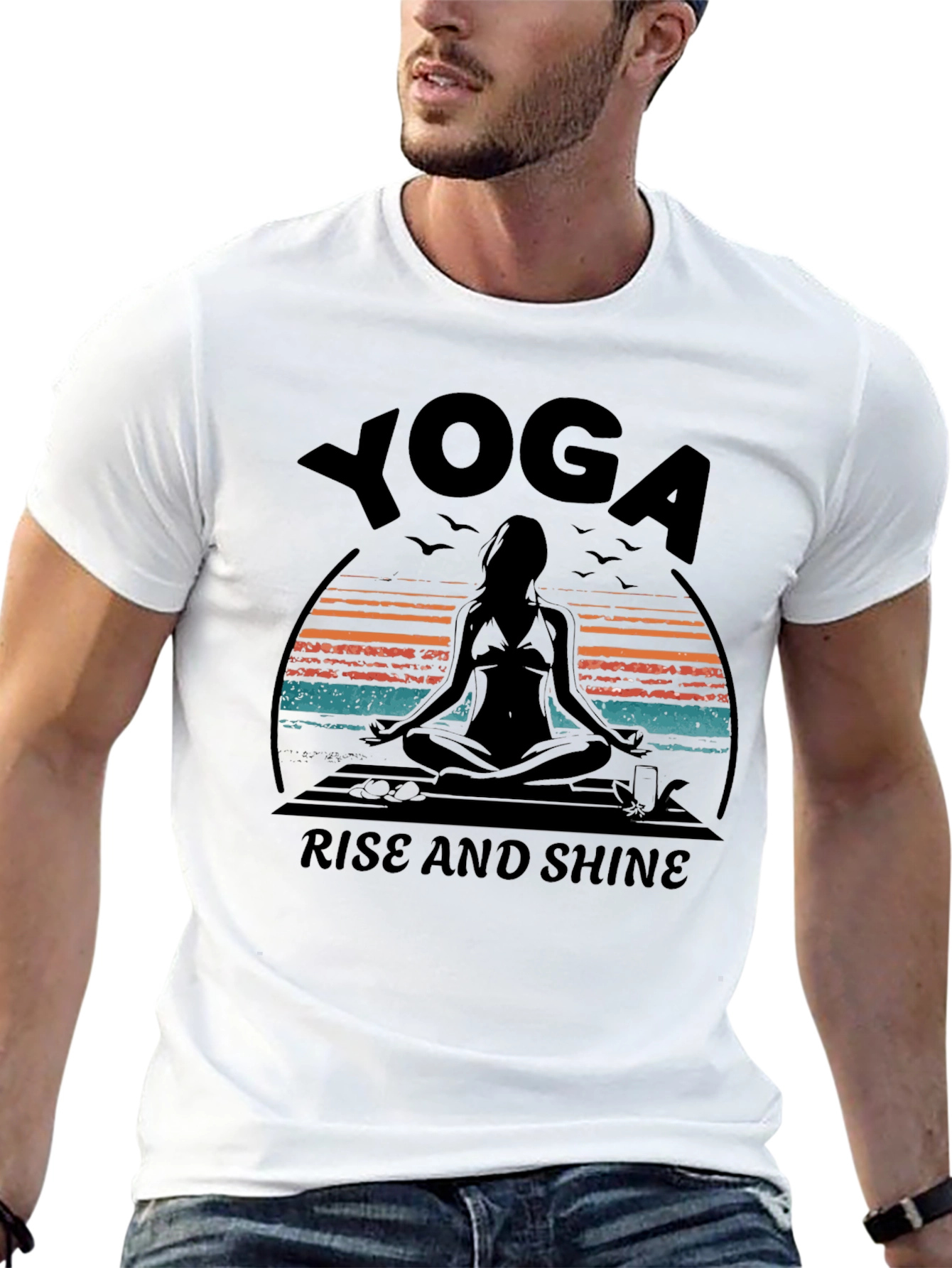 Yoga Rise & Shine Graphic Tee