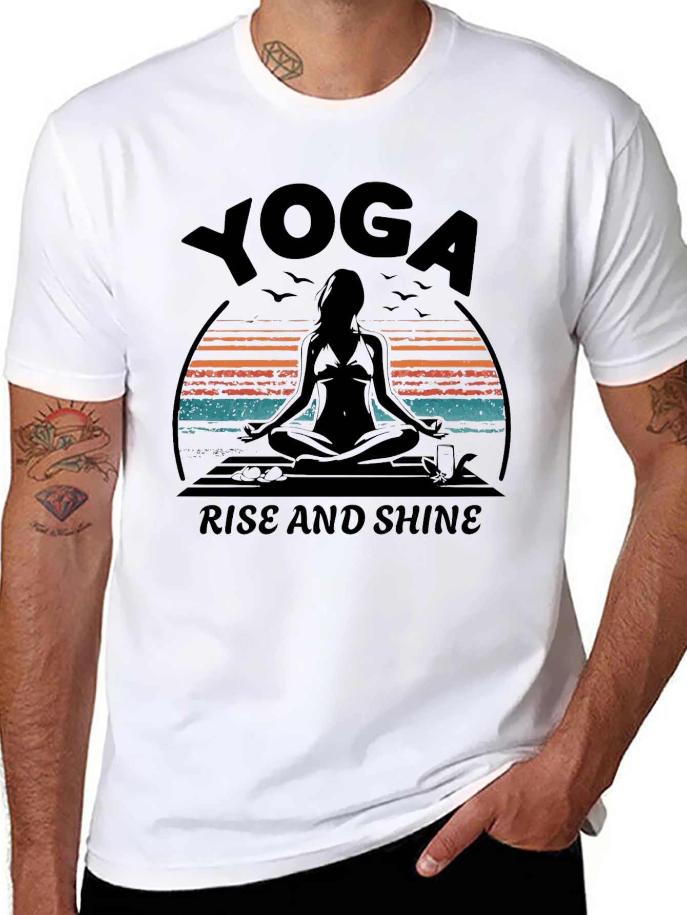 Yoga Rise & Shine Graphic Tee