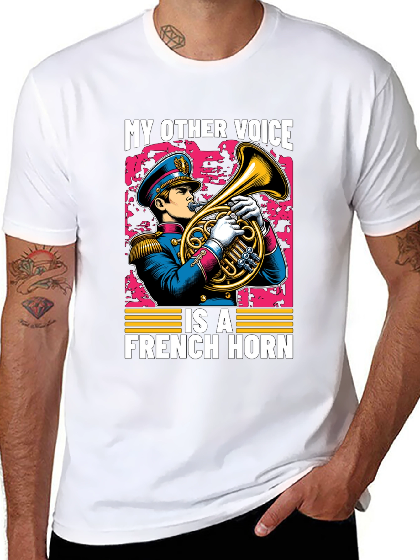 French Horn Musician T-Shirt