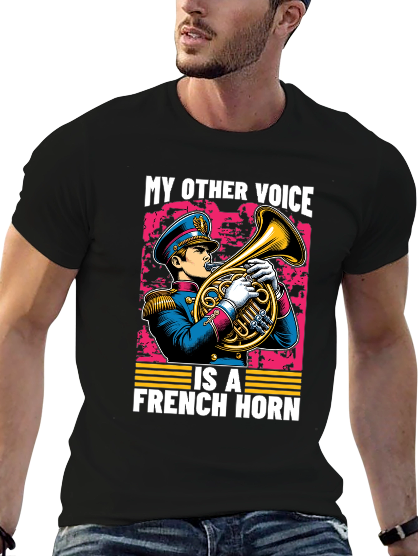 French Horn Musician T-Shirt
