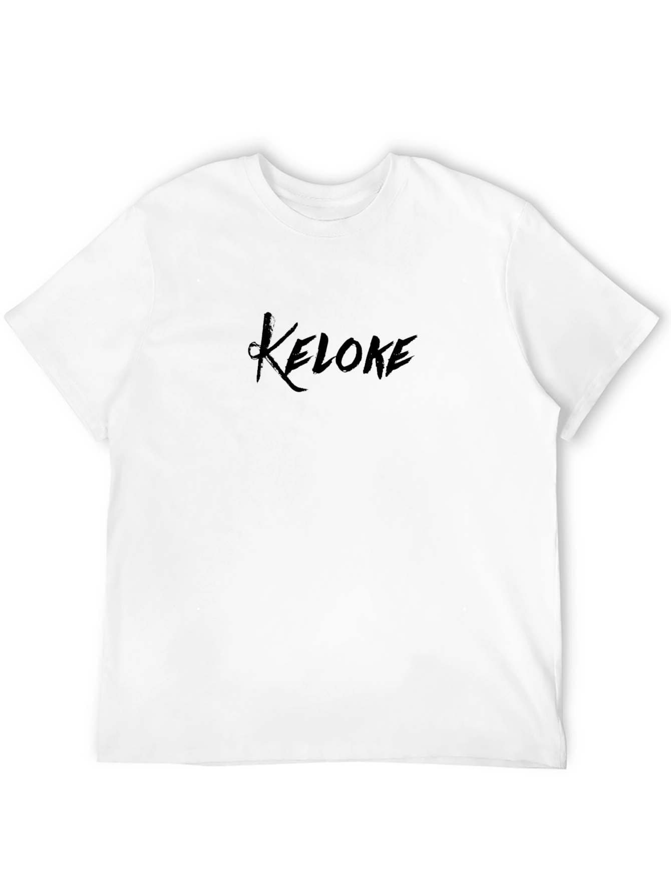 Keloke Black Graphic Tee - Casual Style