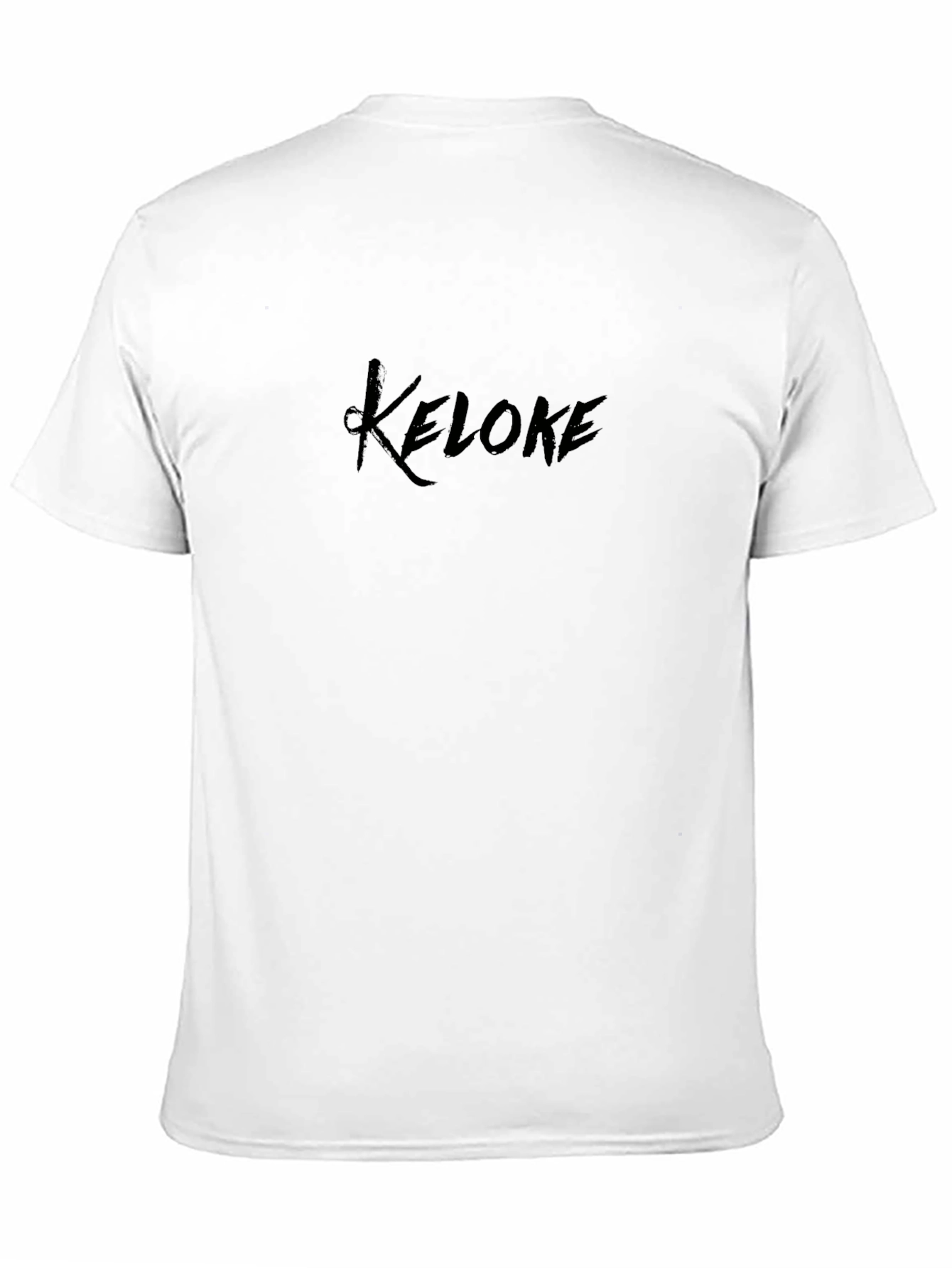Keloke Black Graphic Tee - Casual Style