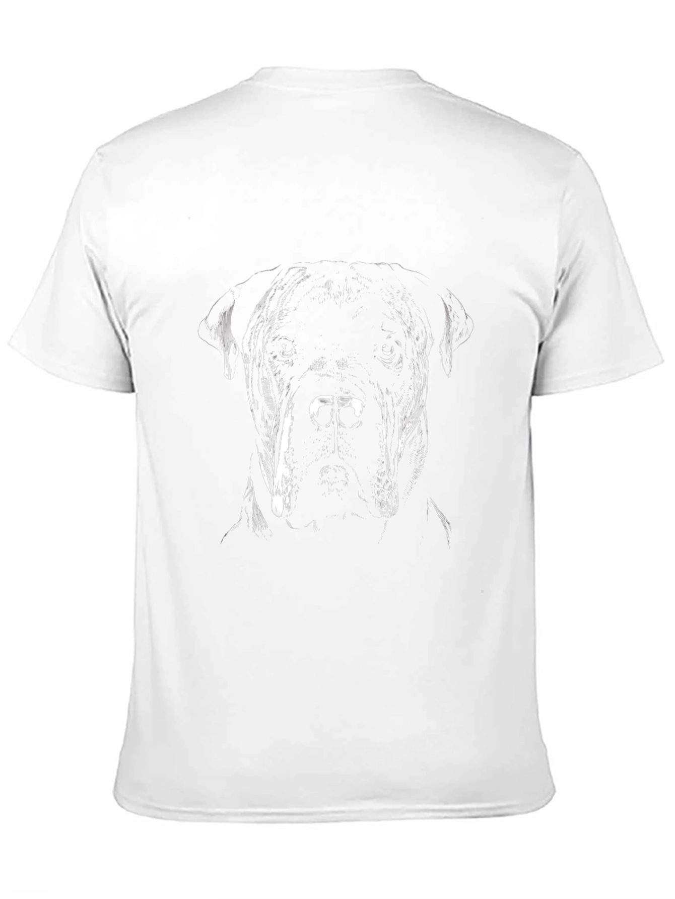 Dog Graphic Tee - Black Casual T-Shirt