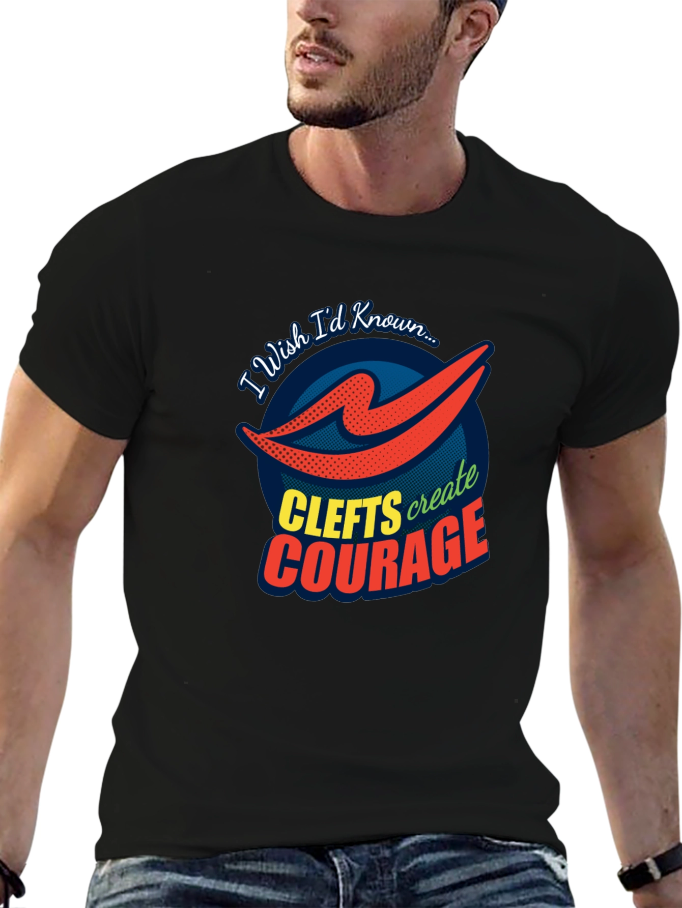 Clefts Create Courage Graphic Tee