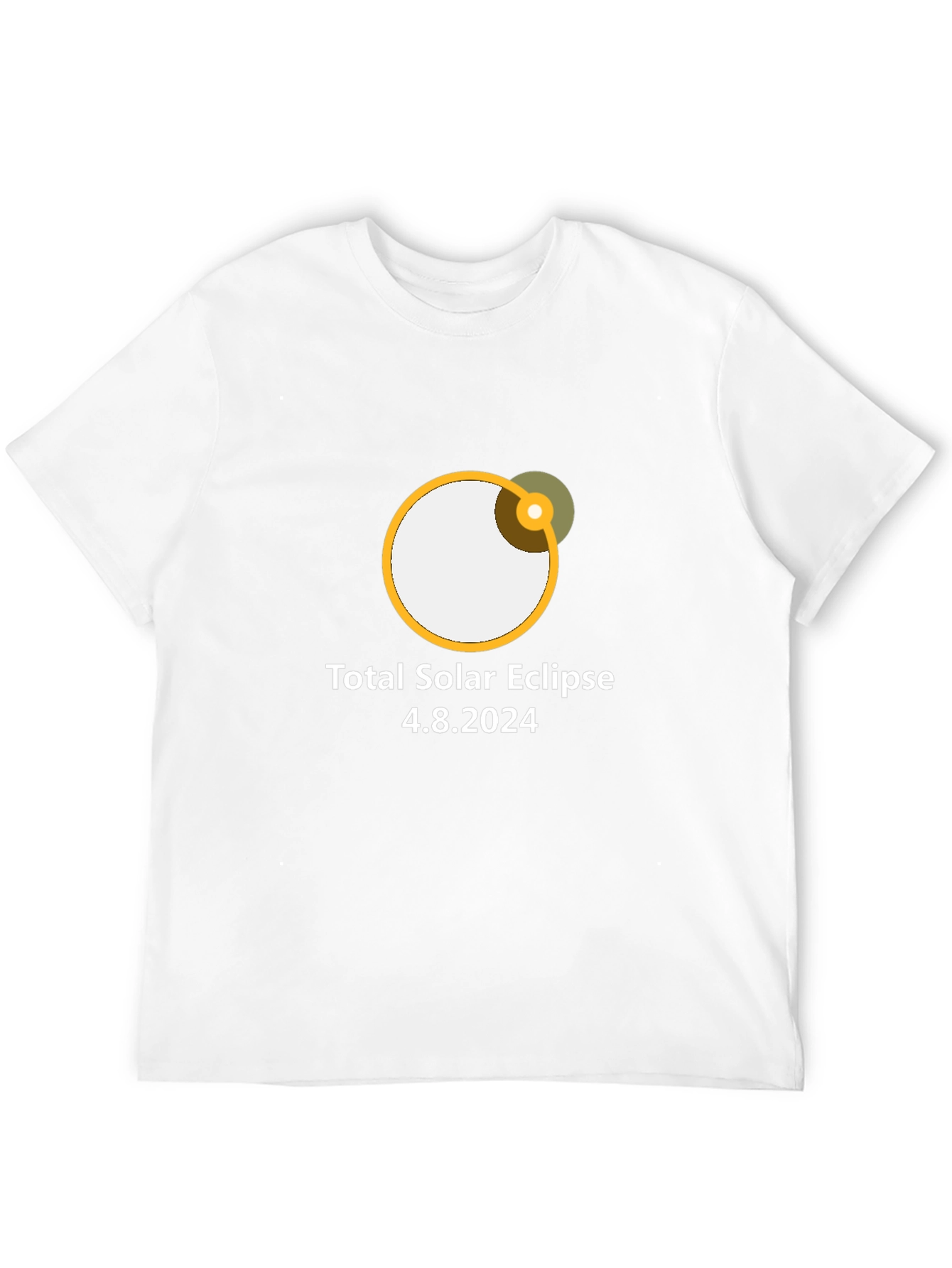 Total Solar Eclipse 2024 Black T-Shirt