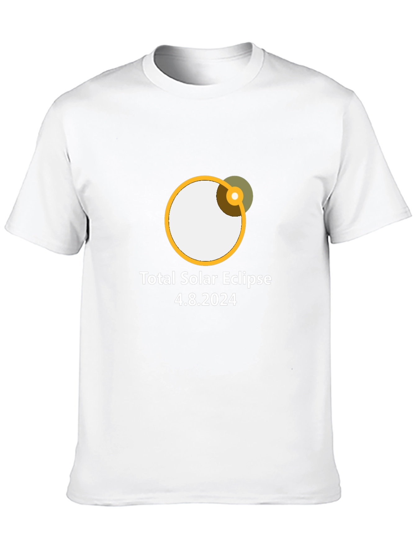 Total Solar Eclipse 2024 Black T-Shirt