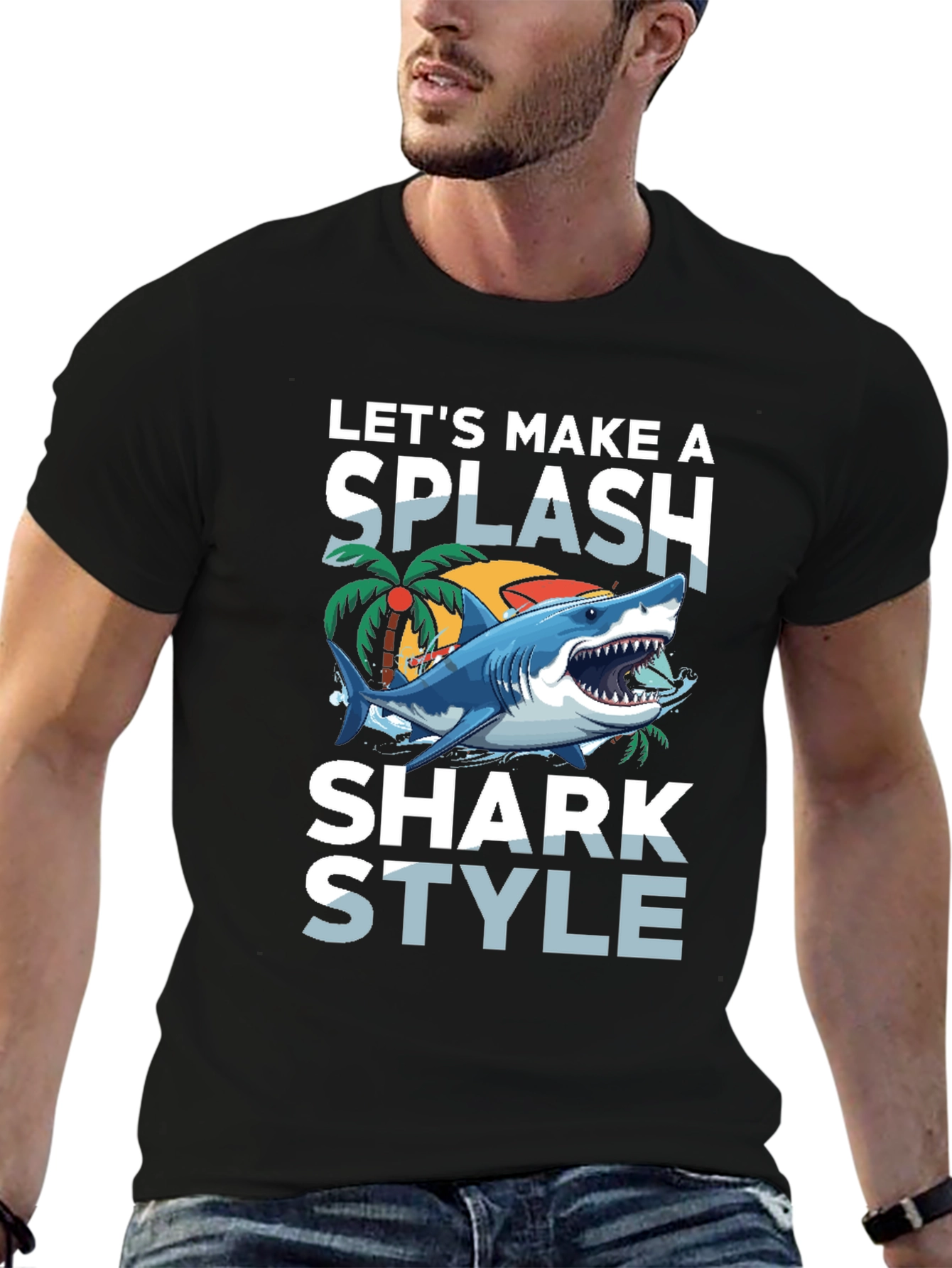 Shark Style T-Shirt - Make a Splash!
