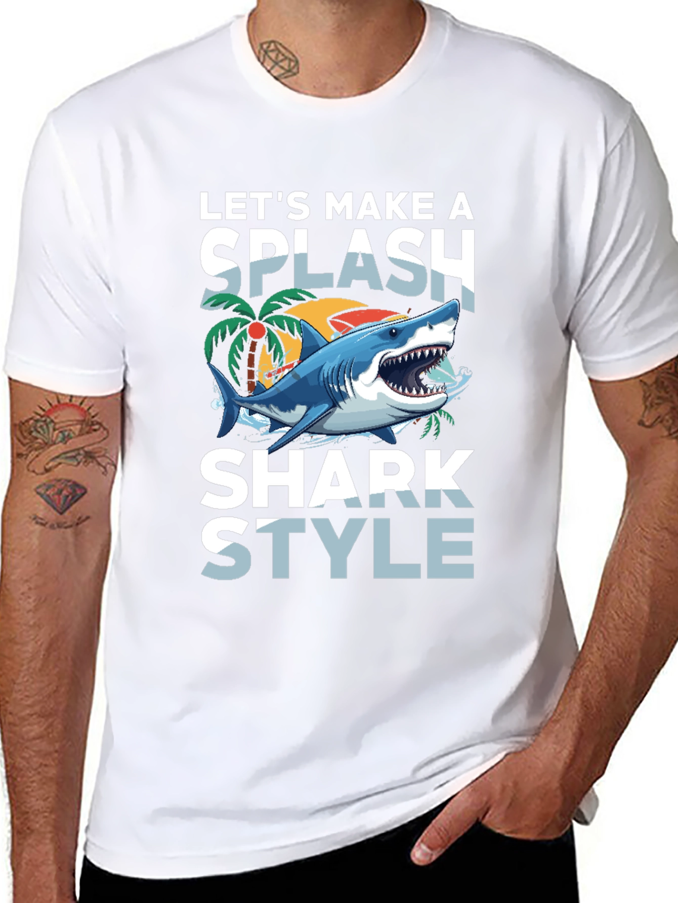 Shark Style T-Shirt - Make a Splash!