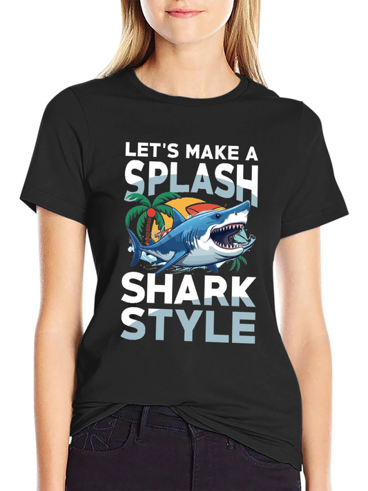 Shark Style T-Shirt - Make a Splash!