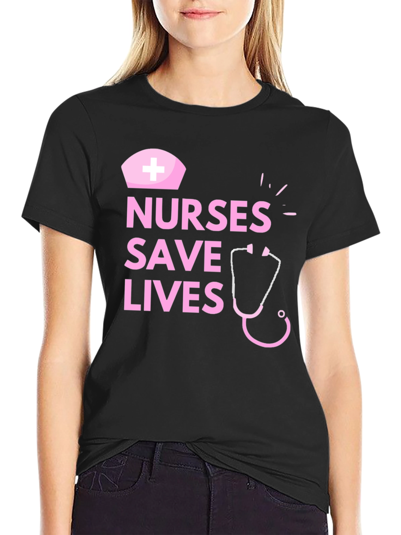 Nurses Save Lives Graphic T-Shirt