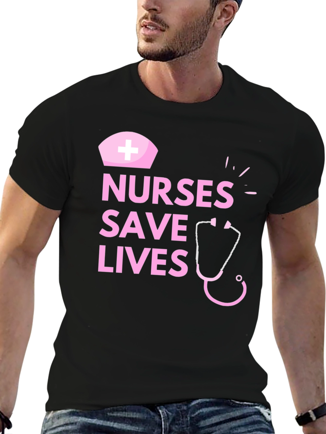 Nurses Save Lives Graphic T-Shirt
