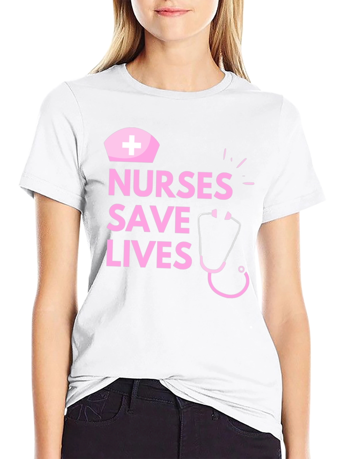 Nurses Save Lives Graphic T-Shirt