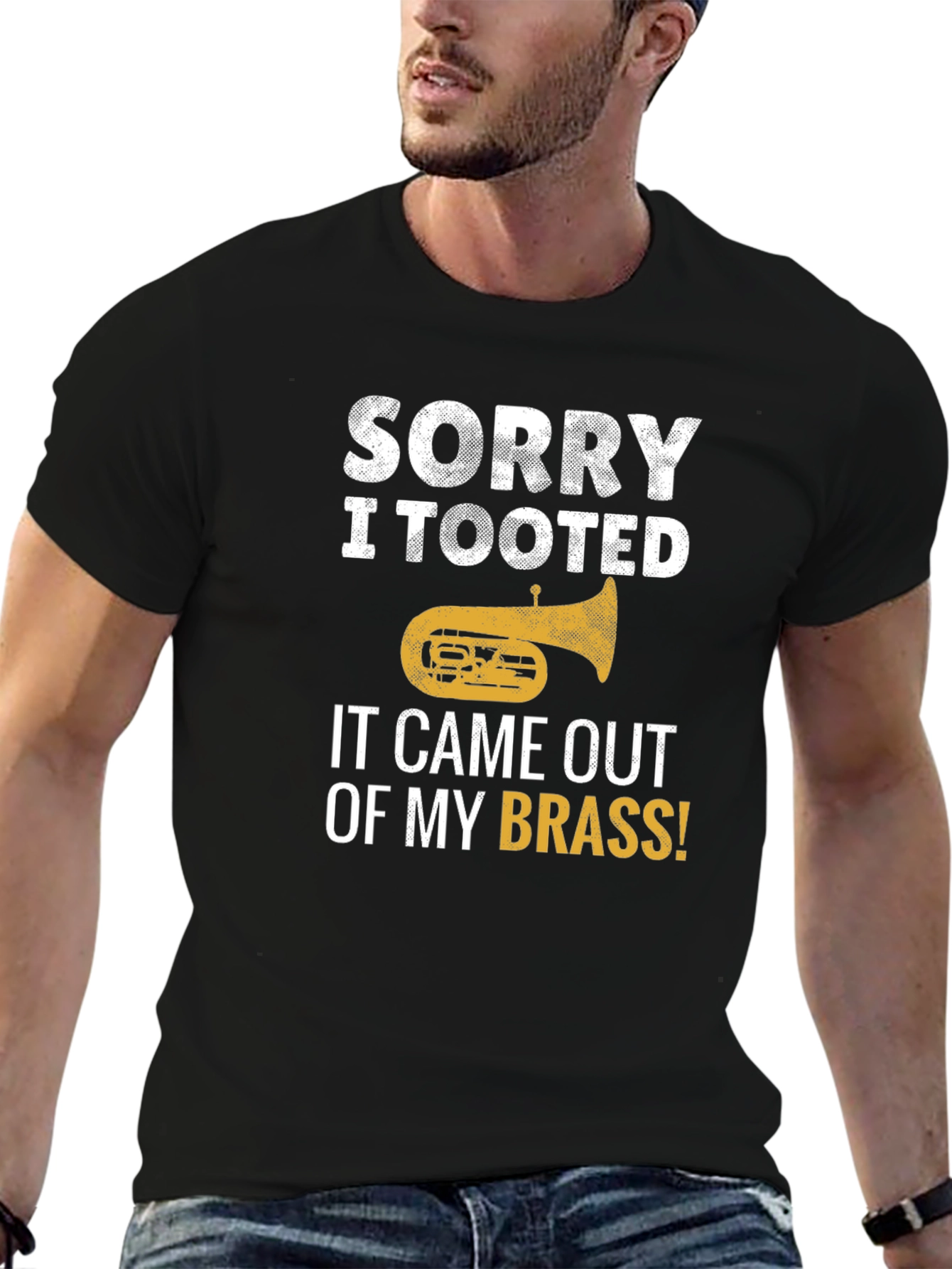 Sorry I Tooted Brass Music T-Shirt