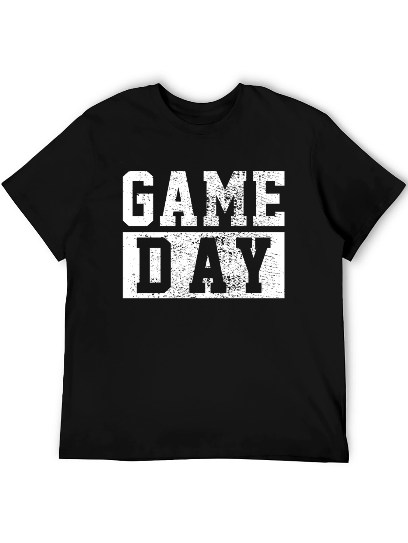 Game Day T-Shirt - Black Cotton Tee