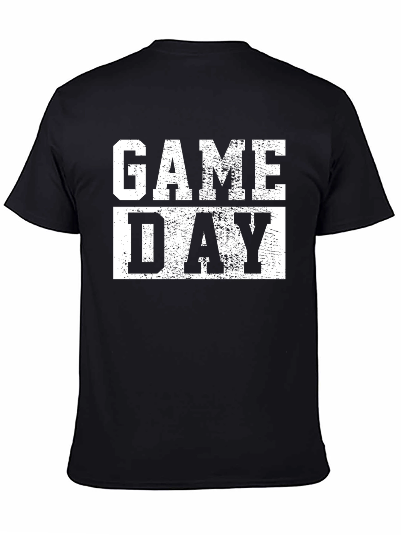Game Day T-Shirt - Black Cotton Tee
