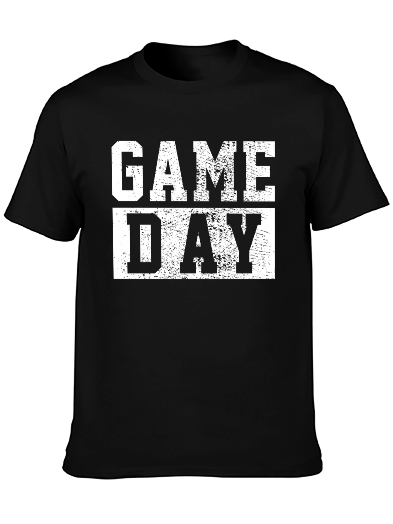 Game Day T-Shirt - Black Cotton Tee