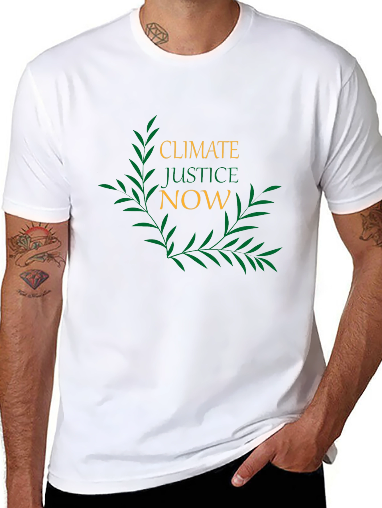 Climate Justice Now Graphic Tee - Eco-Friendly