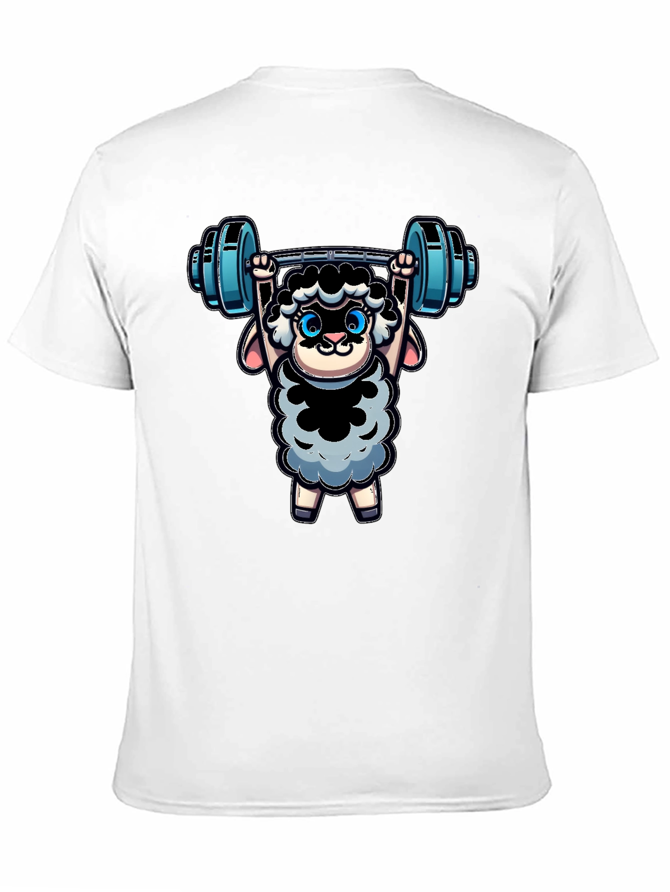 Weightlifting Sheep T-Shirt - Black