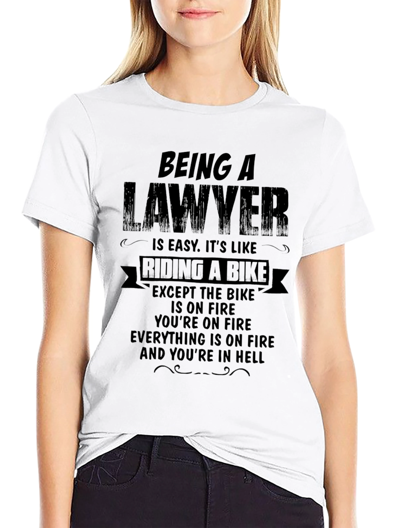 Being A Lawyer T-Shirt Funny Lawyer Gift