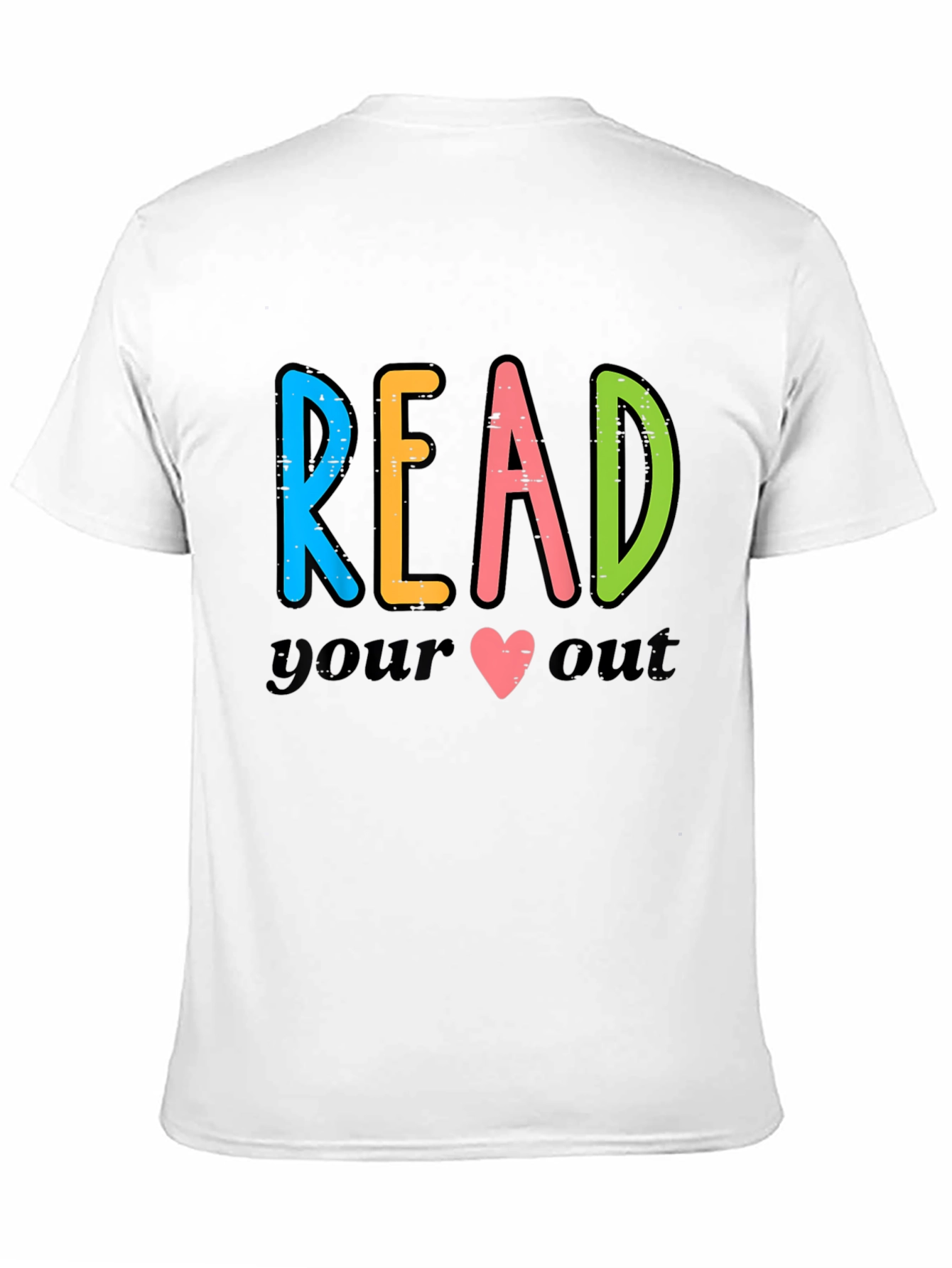 Read Your Heart Out Black Graphic Tee