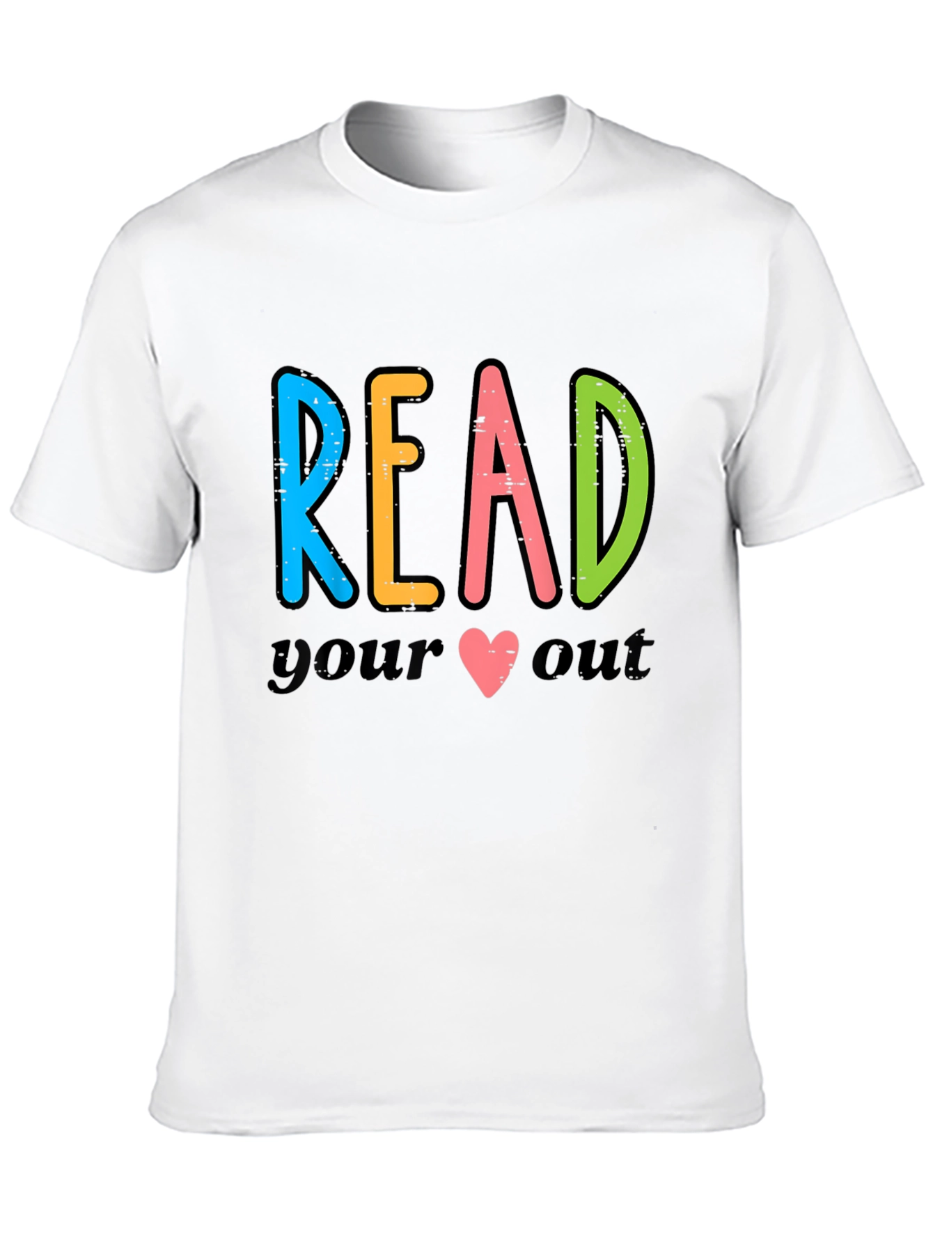 Read Your Heart Out Black Graphic Tee