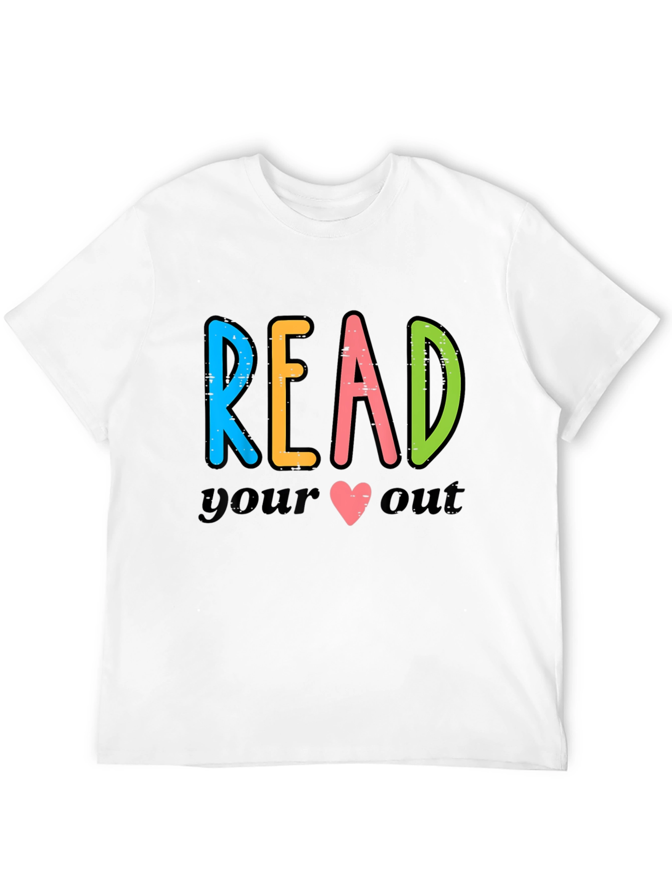 Read Your Heart Out Black Graphic Tee
