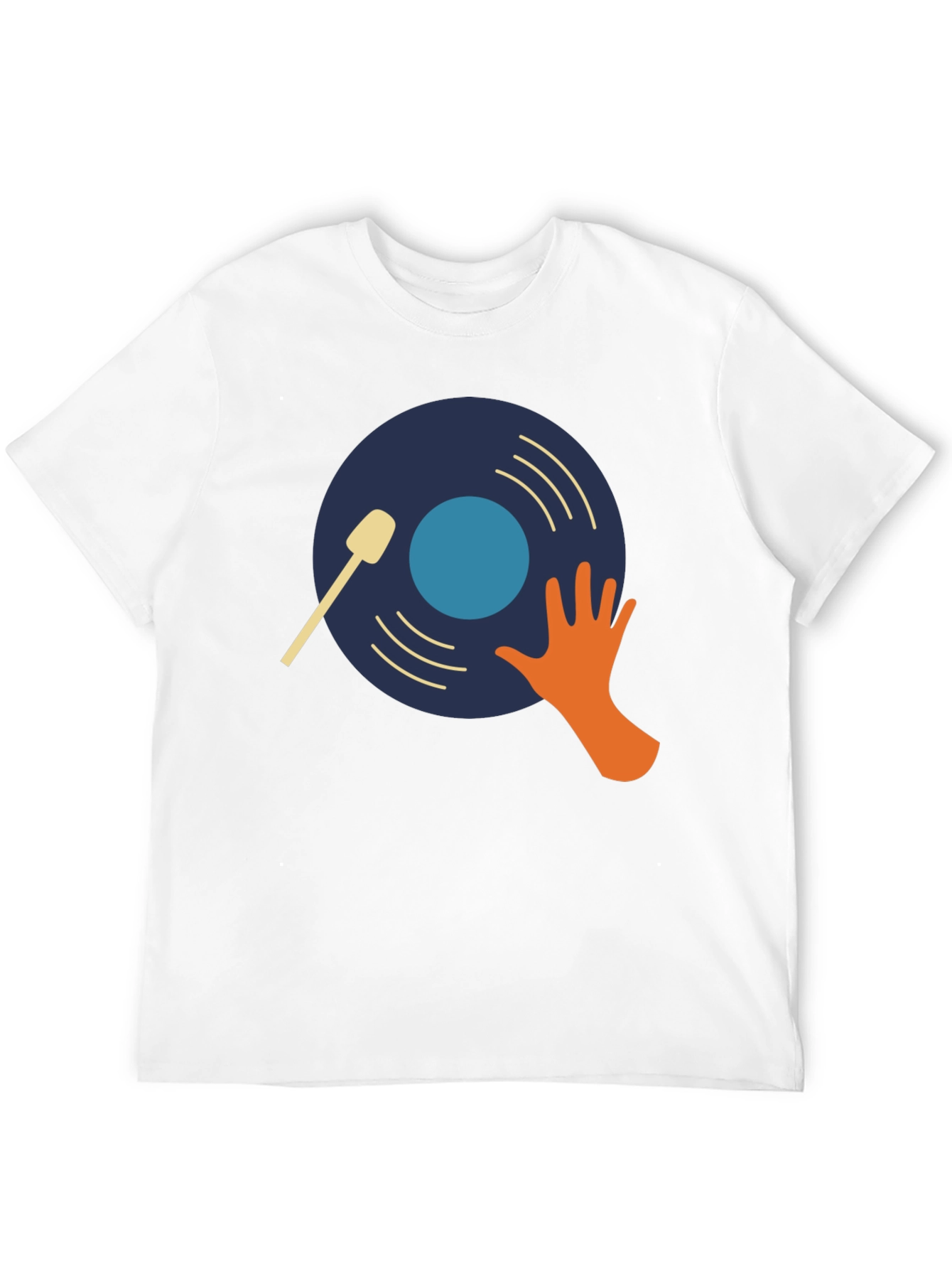 DJ Vinyl Record Graphic T-Shirt