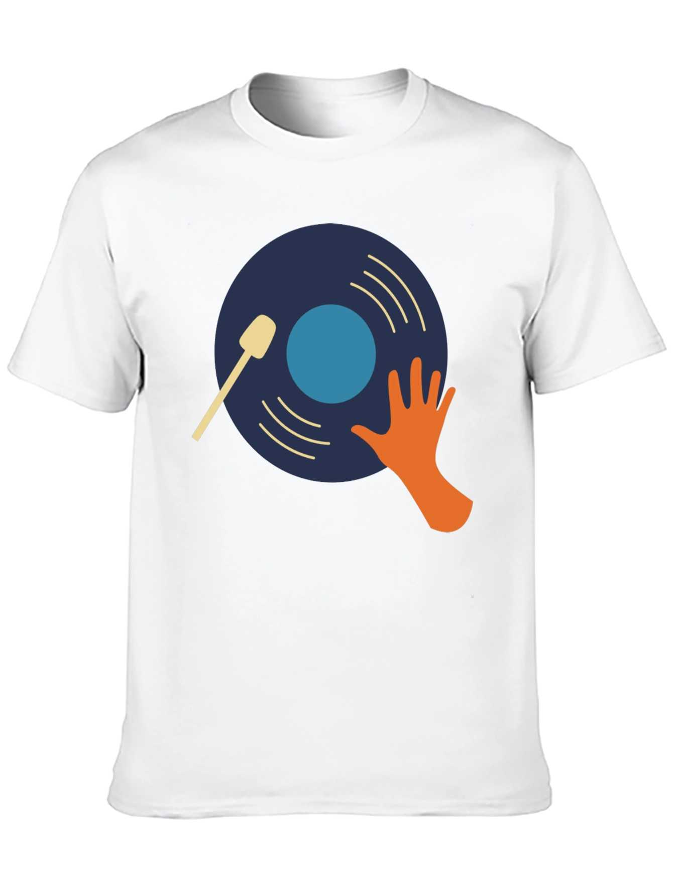 DJ Vinyl Record Graphic T-Shirt
