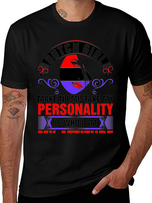 Dutch Girl Personality Graphic Tee