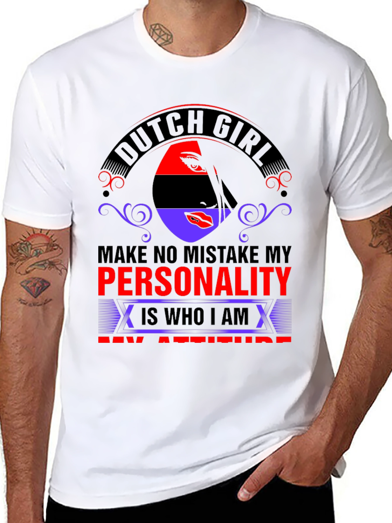 Dutch Girl Personality Graphic Tee