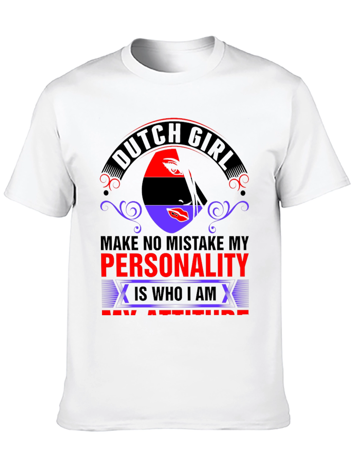 Dutch Girl Personality Graphic Tee