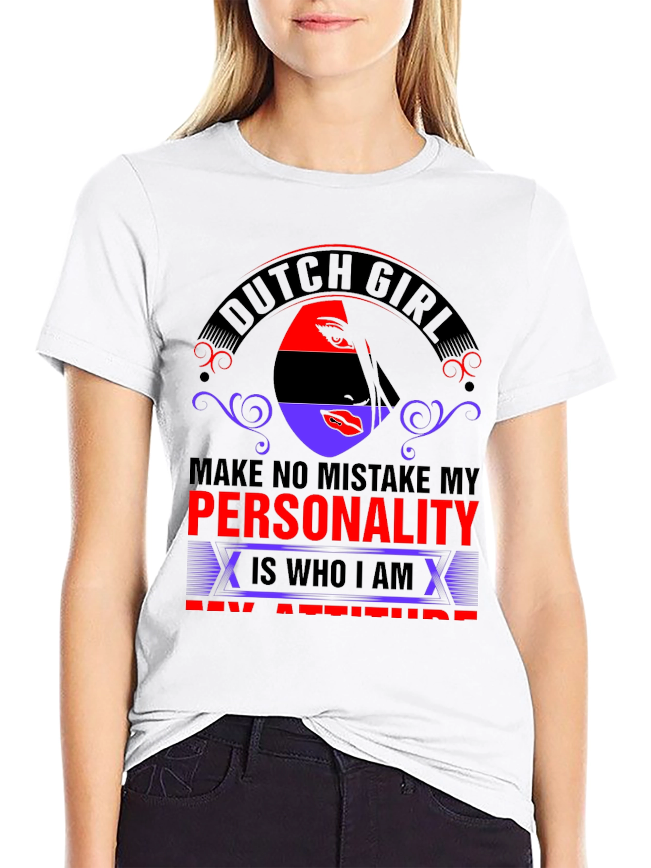 Dutch Girl Personality Graphic Tee