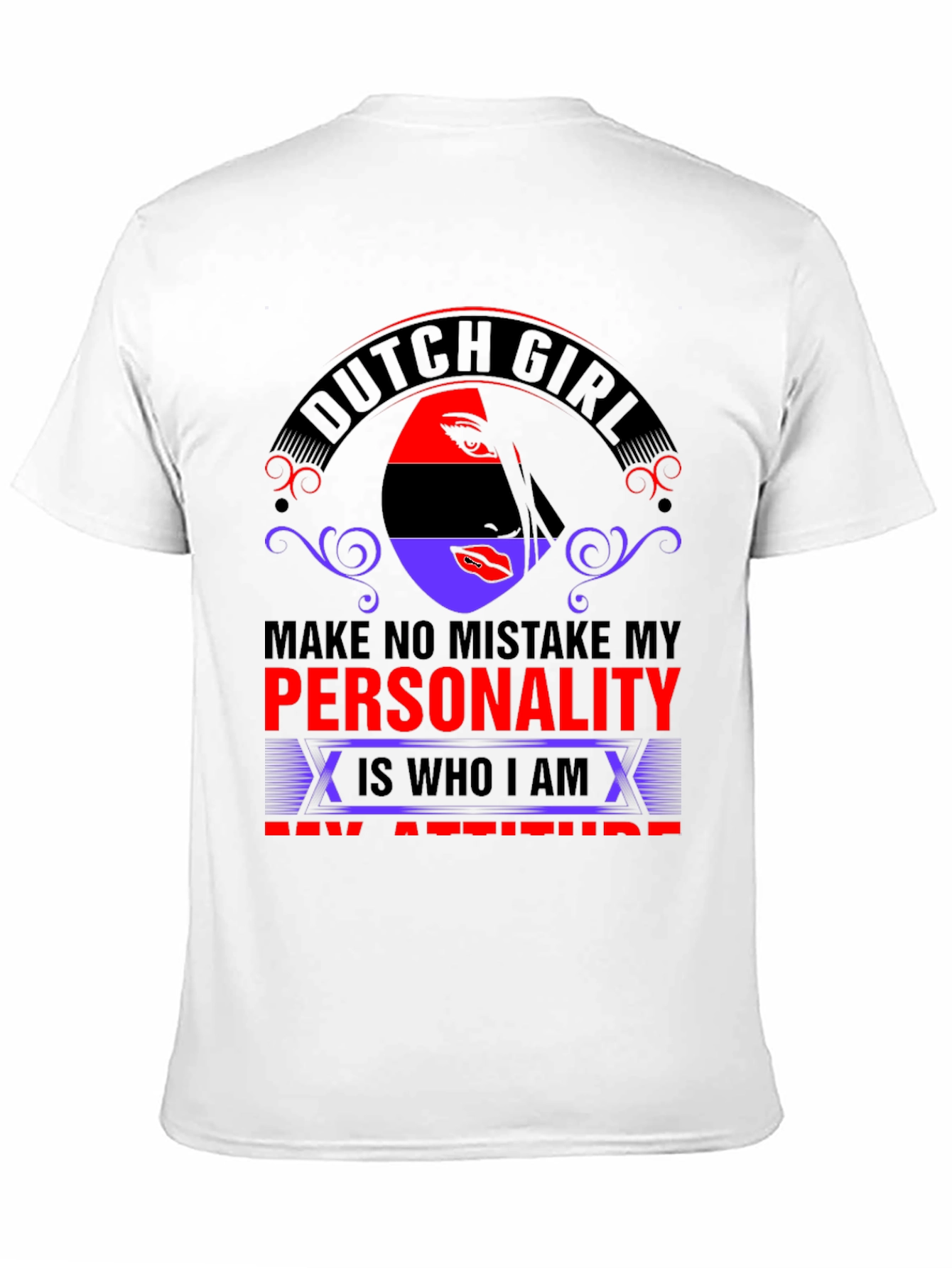 Dutch Girl Personality Graphic Tee